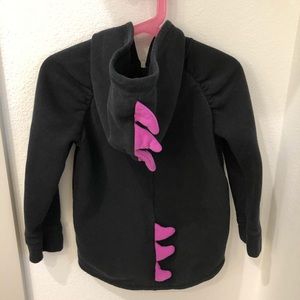 Car & Jack black/purple dinosaur hoodie